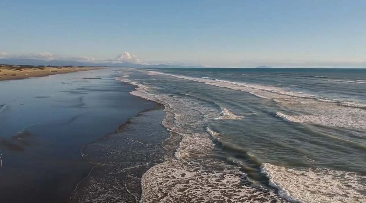 Himatangi surf, Himatangi surf spot, Manawatu / Whanganui, New Zealand.