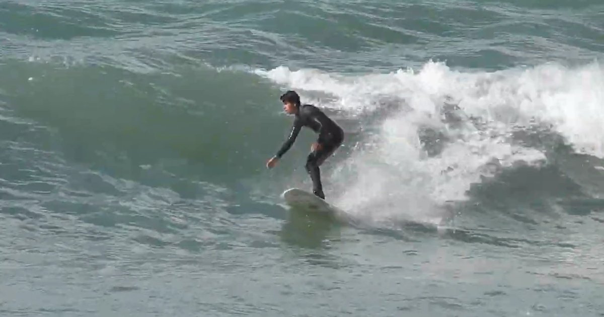 Mahia (open coast) surf, Mahia (open coast) surf spot, Hawke's Bay, New Zealand.