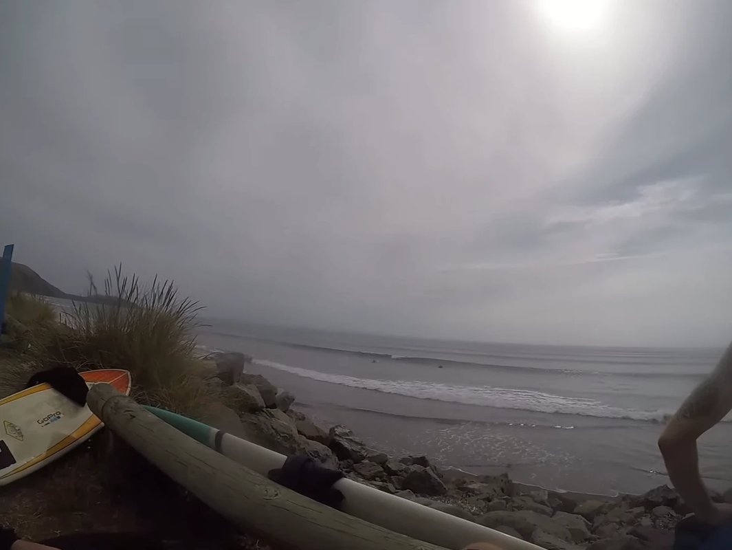 Paekākāriki surf, Paekākāriki surf spot, Wellington / Wairarapa, New Zealand.