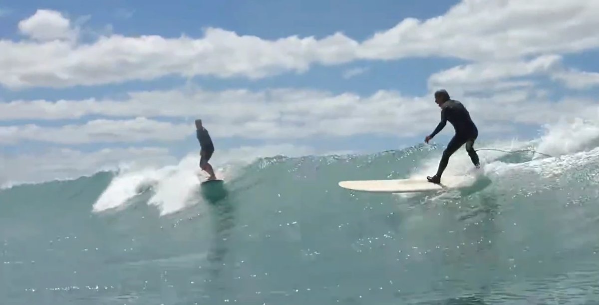 Friendly Waihi peaks. Mid-length and longboard sessions are the everyday character of this beach, Waihi Beach surf spot, Bay 